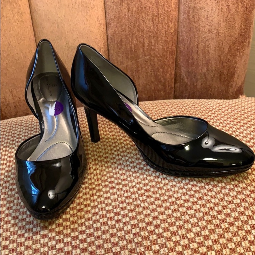 Black Patent Leather Heels